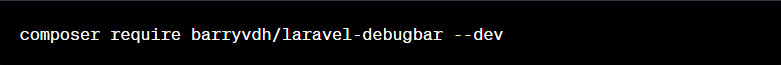 1.4. Laravel Debugbar 