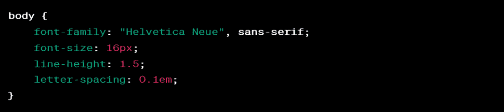 Changing Typography